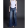Jean wild leg en denim japonais - Katano wild horses - Boro denim