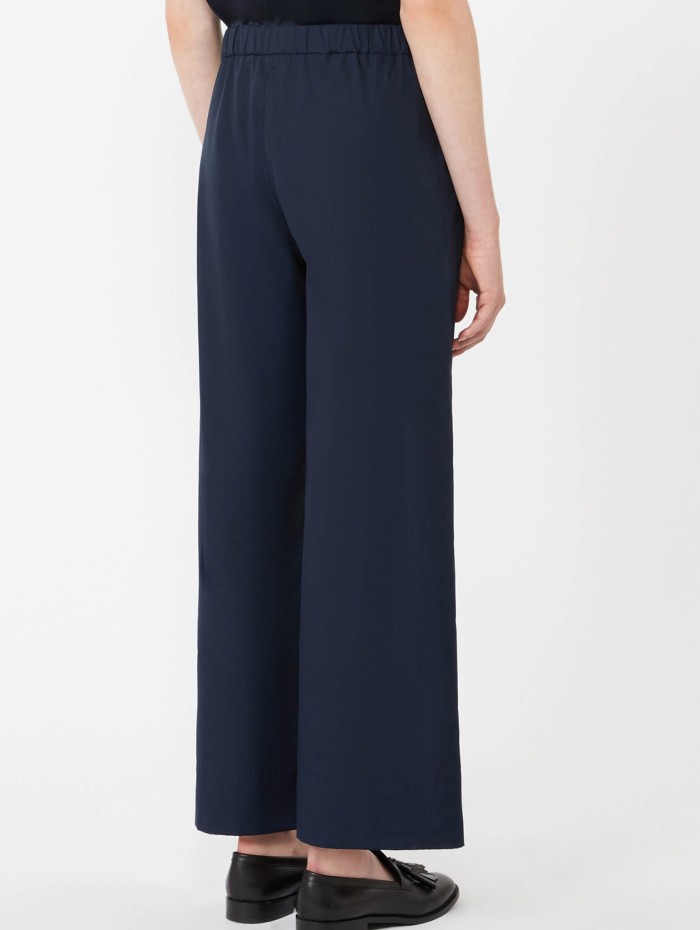 Pantalon en coton droit navy - Smmargento - Max Mara