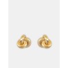 Boucles d'oreilles maxi noeud or XL - Genna - Vivynrosa