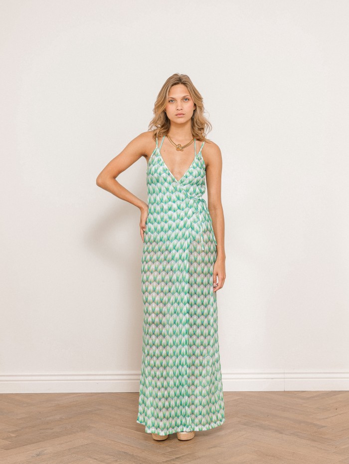 Paréo long en viscose - Long cover up - Missoni