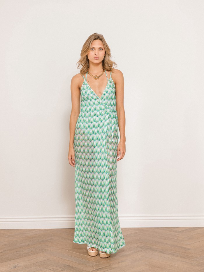 Paréo long en viscose - Long cover up - Missoni