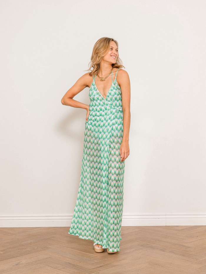 Paréo long en viscose - Long cover up - Missoni