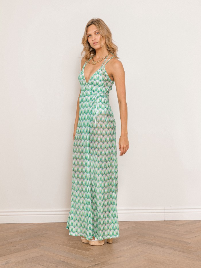 Paréo long en viscose - Long cover up - Missoni