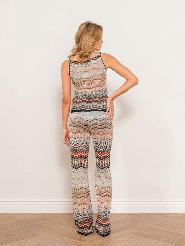 Pantalon taille haute - Zigzag - Missoni