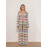 Paréo long en viscose multicouleur - Long cover up - Missoni