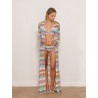 Paréo long en viscose multicouleur - Long cover up - Missoni