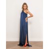 Robe charmeuse une épaule navy - Mona - 26 Avenue