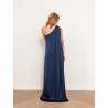 Robe charmeuse une épaule navy - Mona - 26 Avenue