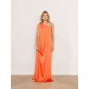 Robe charmeuse une épaule mandarine - Mona - 26 Avenue