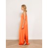 Robe charmeuse une épaule mandarine - Mona - 26 Avenue