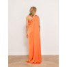 Robe charmeuse une épaule mandarine - Mona - 26 Avenue