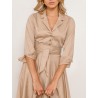 Robe longueur midi beige - Angelina - 26 Avenue