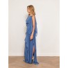 Robe longue en soie - Ruffles long dress - Lanvin