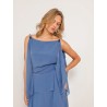 Robe longue en soie - Ruffles long dress - Lanvin