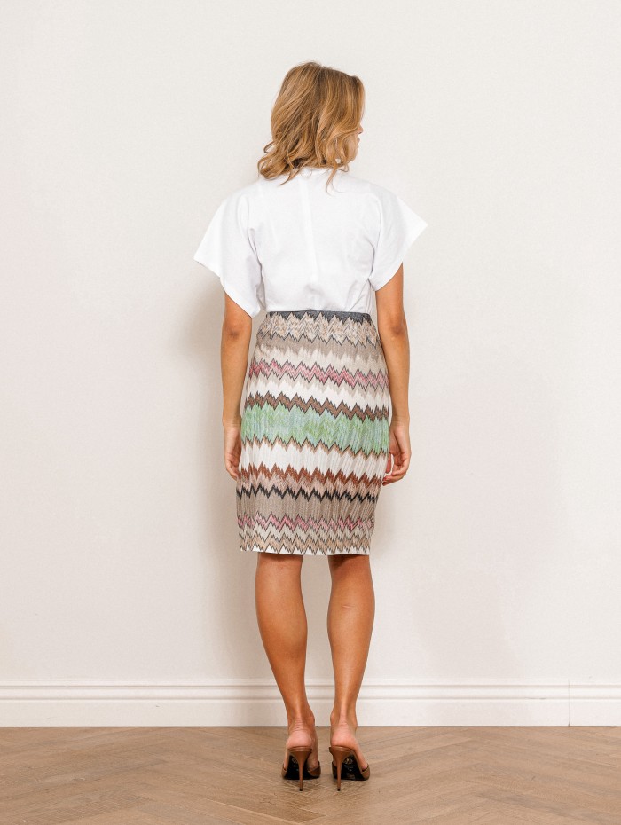 Tee-shirt en coton - Blanc - Majestic Filatures