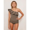 Maillot de bain une pièce taupe Orsay - Maio - Mademoiselle Pearl