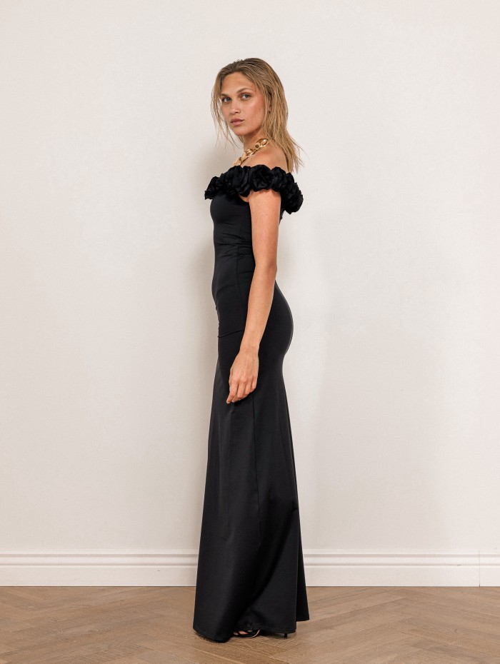 Robe longue noire - Begonia - Maiô Paris