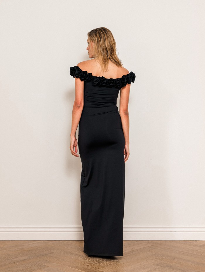 Robe longue noire - Begonia - Maiô Paris