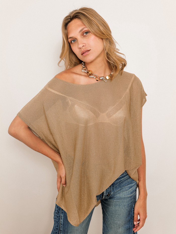 Blouse en maille - Gold - Majestic Filatures