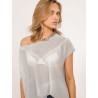 Polo en maille - Argent - Majestic Filatures