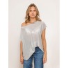 Polo en maille - Argent - Majestic Filatures