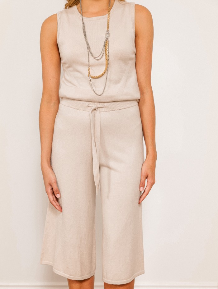 Bermuda en coton - Beige - Majestic Filatures