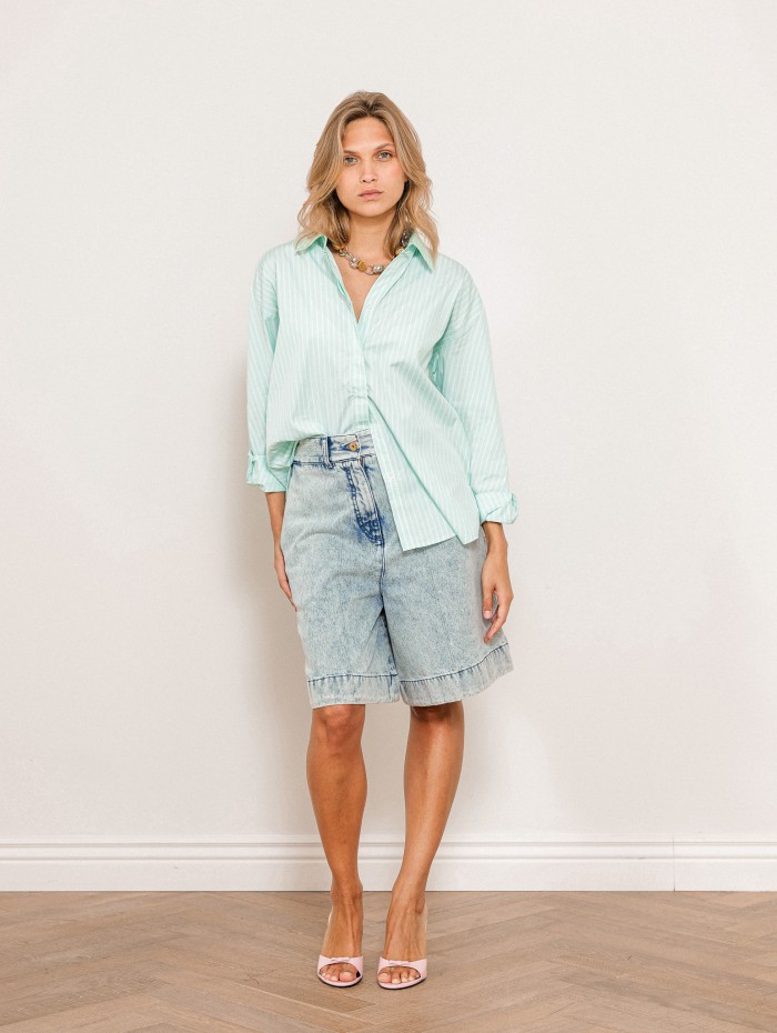 Chemise à rayures - Boyfriend - Andréa Lev