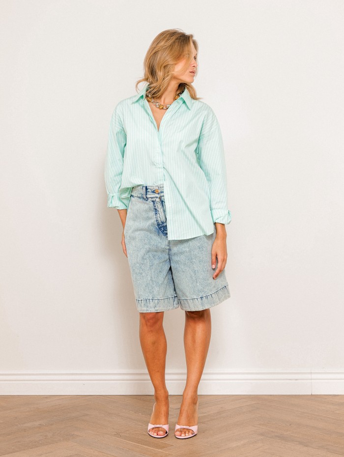 Chemise à rayures - Boyfriend - Andréa Lev