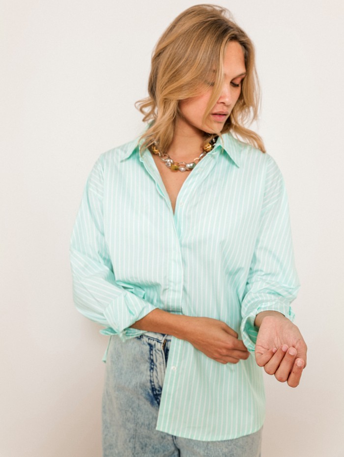 Chemise à rayures - Boyfriend - Andréa Lev
