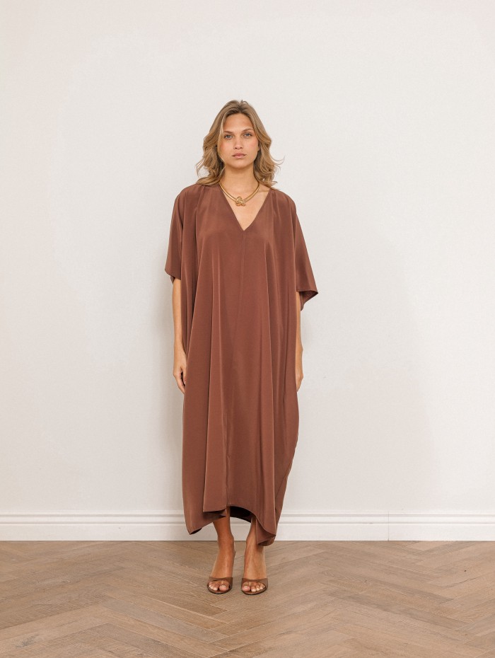Robe kaftan - Camel - 26 Avenue