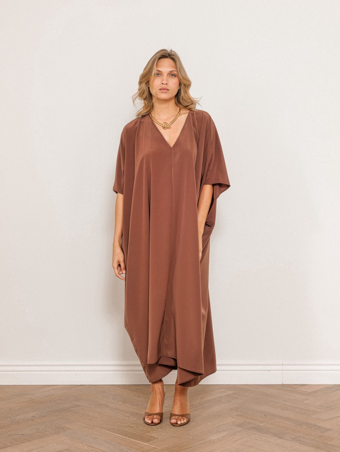 Robe kaftan - Camel - 26 Avenue