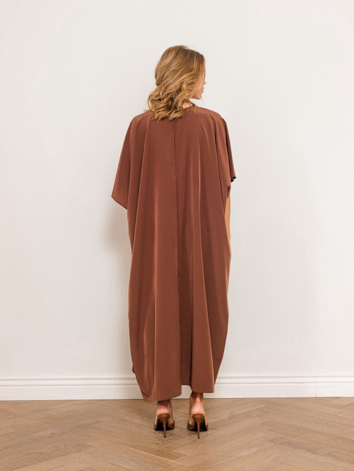 Robe kaftan - Camel - 26 Avenue