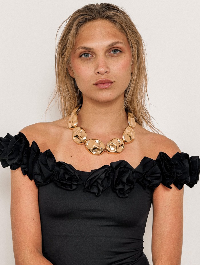 Collier en pièces ovales - Greta - Vivynrosa