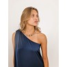 Collier anneaux entrelacés bicolore - Venus - Vivynrosa