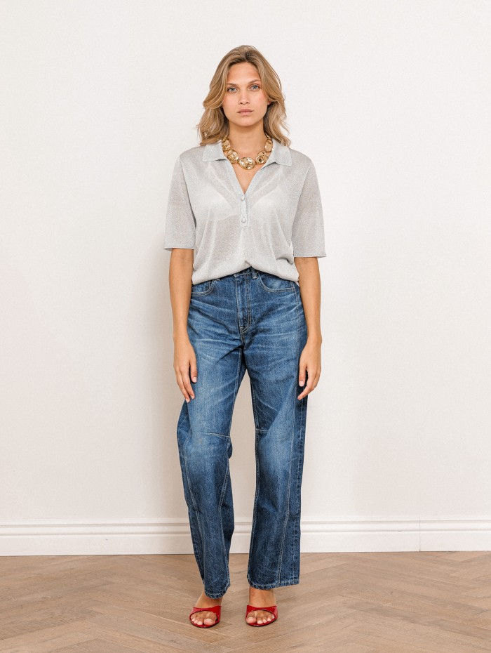 Jean droit - Nouji - Boro denim