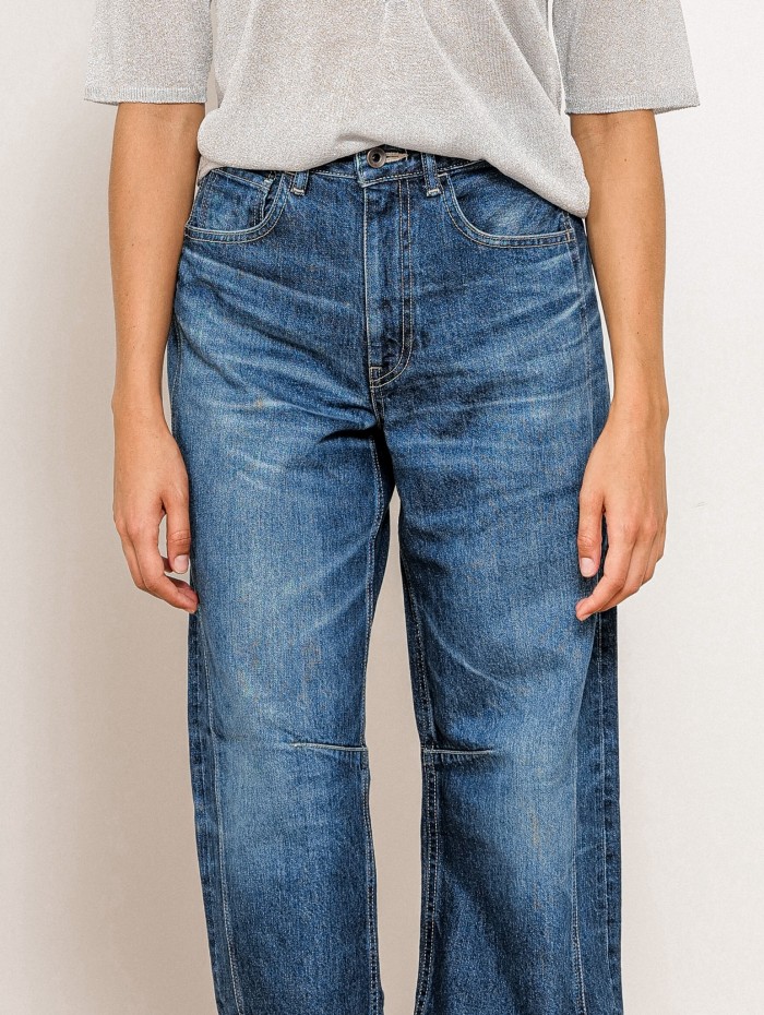 Jean droit - Nouji - Boro denim