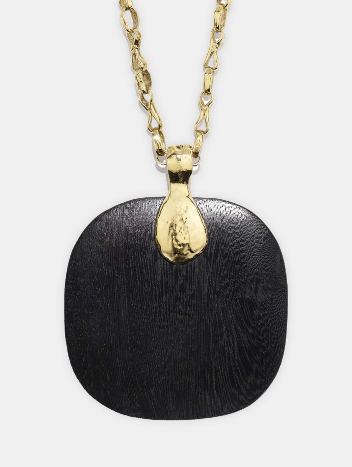 Sautoir à pendentif - Bois Solstice - Goosens Paris