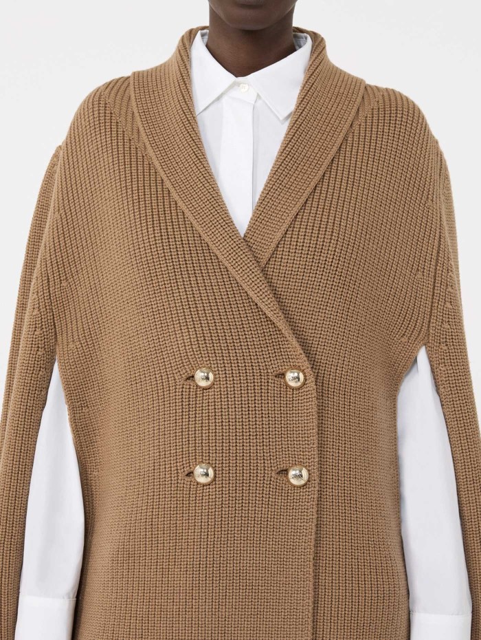 Cape courte en laine - Mxaagenzia - Max Mara