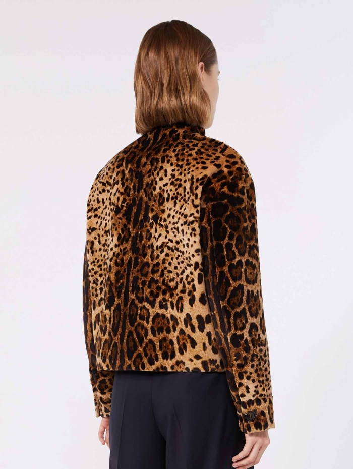 Veste en velours léopard - Edro - Max Mara