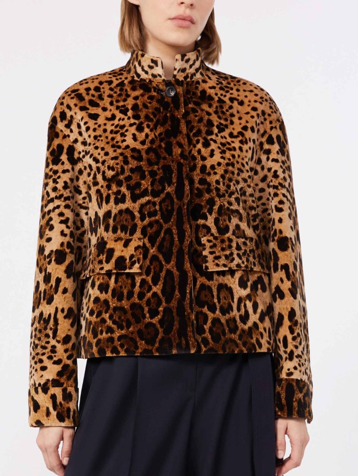 Veste en velours léopard - Edro - Max Mara