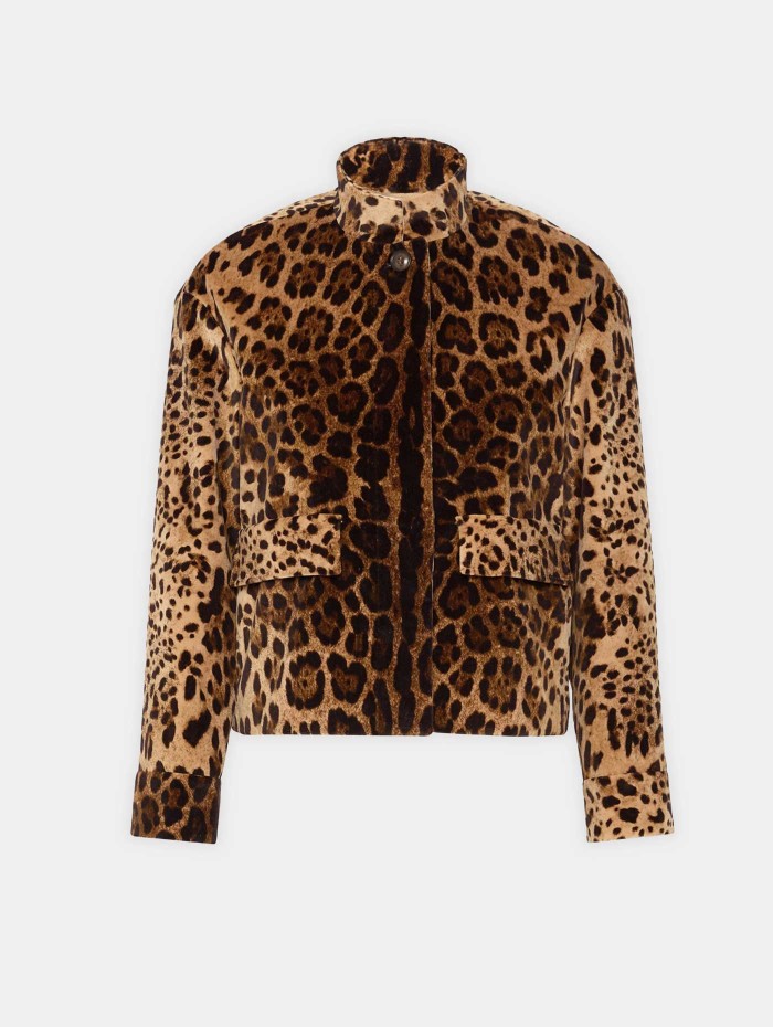 Veste en velours léopard - Edro - Max Mara