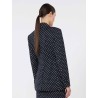 Blazer en jersey à pois navy - Valvola - Max mara