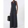 Pantalon à pois navy - Cerbero - Max Mara