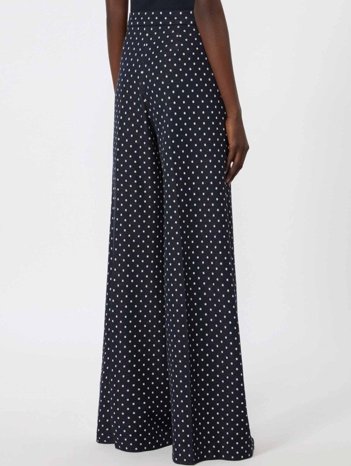 Pantalon à pois navy - Cerbero - Max Mara