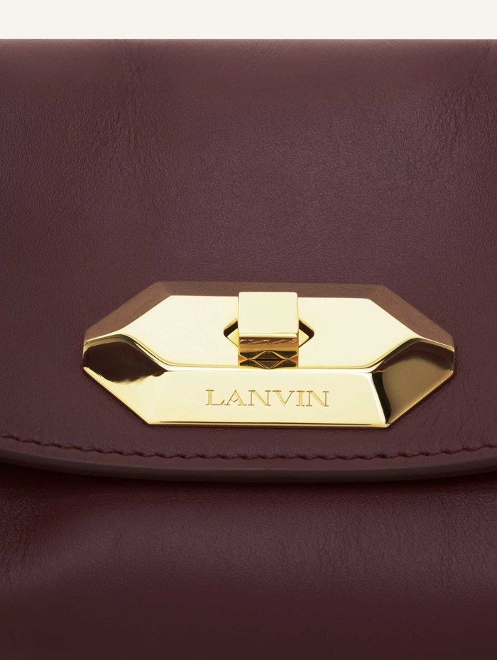 Sac asymétrique en cuir - Compagnon - Lanvin