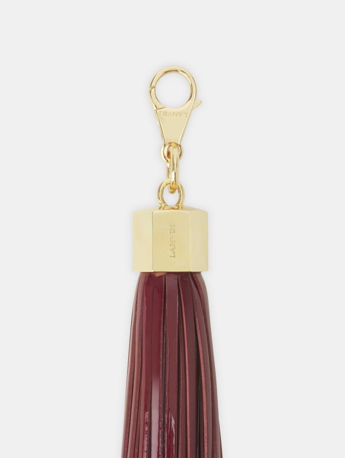 Pompon en cuir - Logo - Lanvin