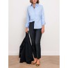 Chemise bleue à plastron - Romy - 26 Avenue