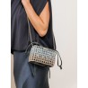 Sac crystal silver et bleu - Amelia brass - Palera Milano
