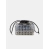 Sac crystal silver et bleu - Amelia brass - Palera Milano