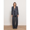 Blazer en jersey à pois navy - Valvola - Max mara
